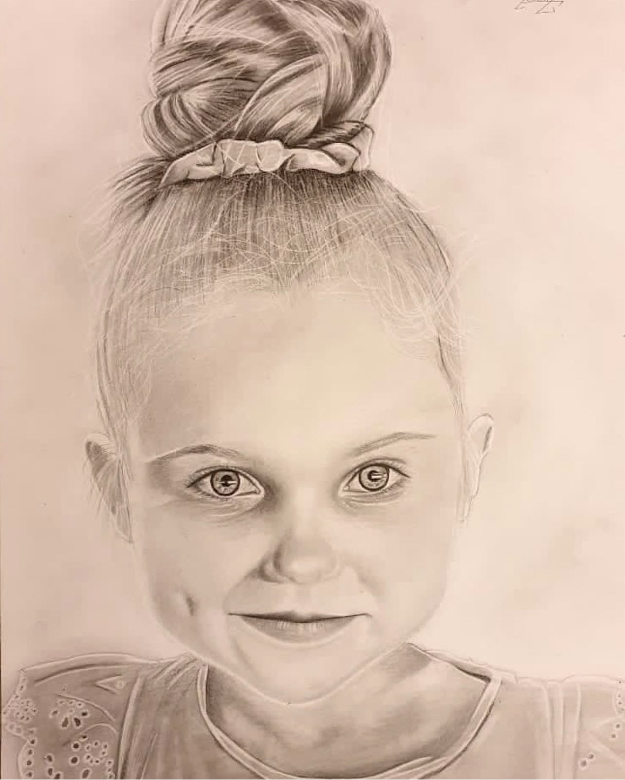 Handgezeichnete Portrait DIN A2